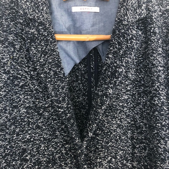 Navy bouclée jacket Esprit - Picture 2 of 5